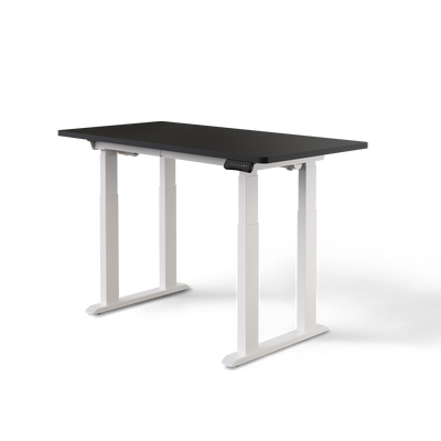 DESKSPACE Titan elektrisch höhenverstellbarer Schreibtisch mit 4 stabilen Beinen, Dual-Motor-Antrieb, 200 kg Tragkraft, Memory-Steuerung und modernem Design