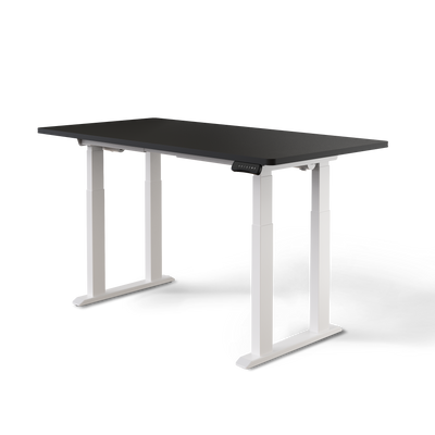 DESKSPACE Titan elektrisch höhenverstellbarer Schreibtisch mit 4 stabilen Beinen, Dual-Motor-Antrieb, 200 kg Tragkraft, Memory-Steuerung und modernem Design