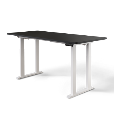DESKSPACE Titan elektrisch höhenverstellbarer Schreibtisch mit 4 stabilen Beinen, Dual-Motor-Antrieb, 200 kg Tragkraft, Memory-Steuerung und modernem Design