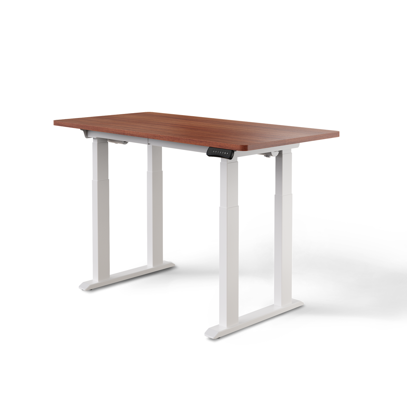 DESKSPACE Titan elektrisch höhenverstellbarer Schreibtisch mit 4 stabilen Beinen, Dual-Motor-Antrieb, 200 kg Tragkraft, Memory-Steuerung und modernem Design