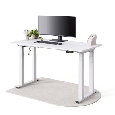 DESKSPACE Titan elektrisch höhenverstellbarer Schreibtisch mit 4 stabilen Beinen, Dual-Motor-Antrieb, 200 kg Tragkraft, Memory-Steuerung und modernem Design