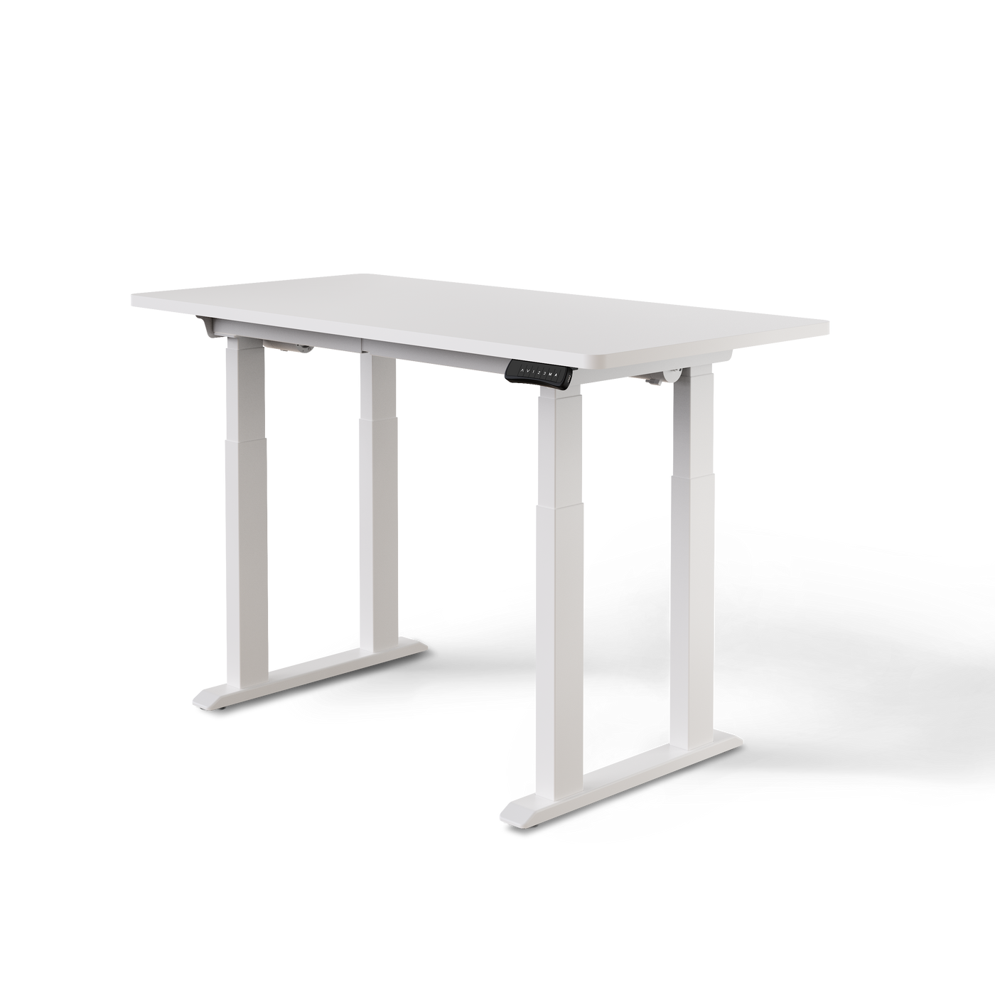 DESKSPACE Titan elektrisch höhenverstellbarer Schreibtisch mit 4 stabilen Beinen, Dual-Motor-Antrieb, 200 kg Tragkraft, Memory-Steuerung und modernem Design