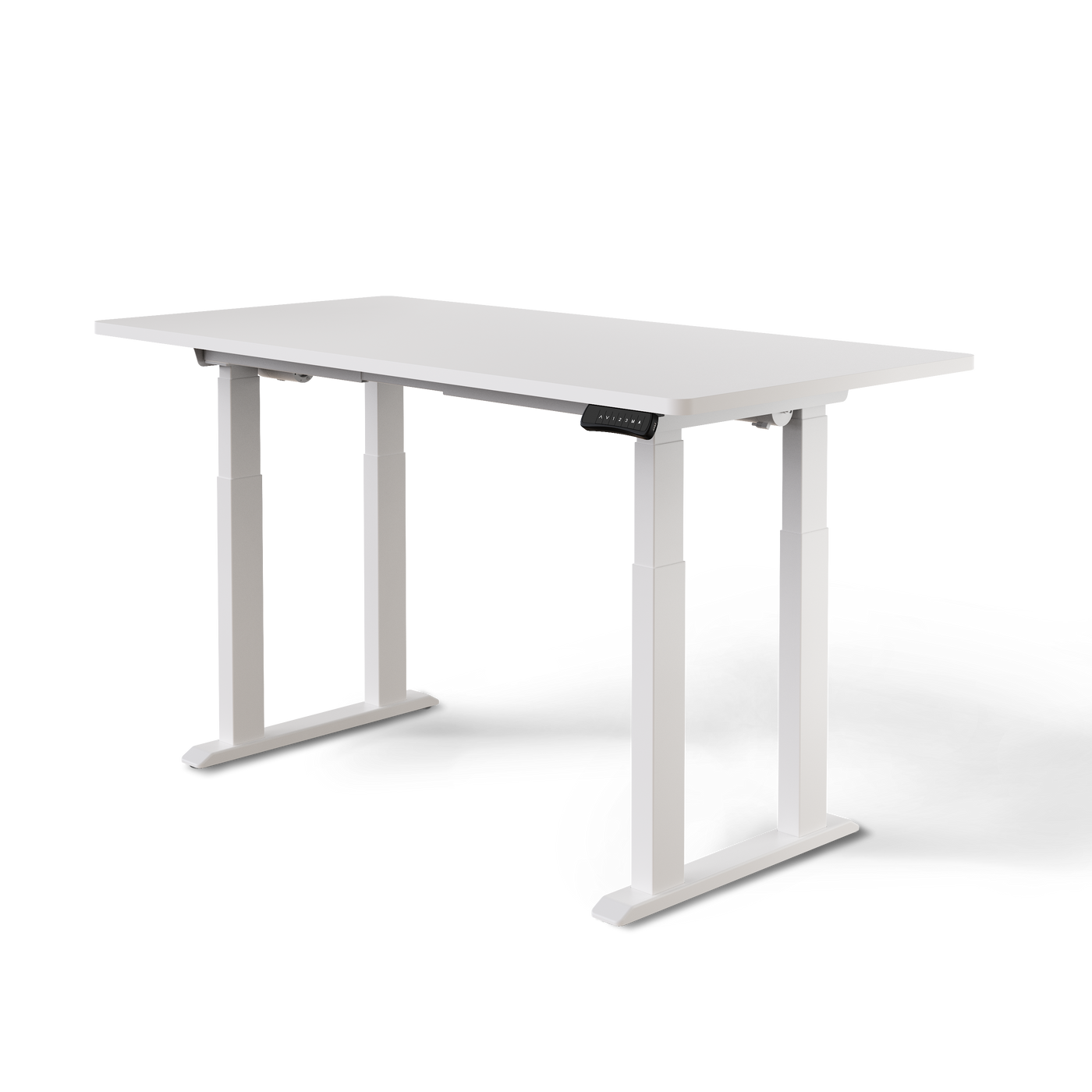 DESKSPACE Titan elektrisch höhenverstellbarer Schreibtisch mit 4 stabilen Beinen, Dual-Motor-Antrieb, 200 kg Tragkraft, Memory-Steuerung und modernem Design