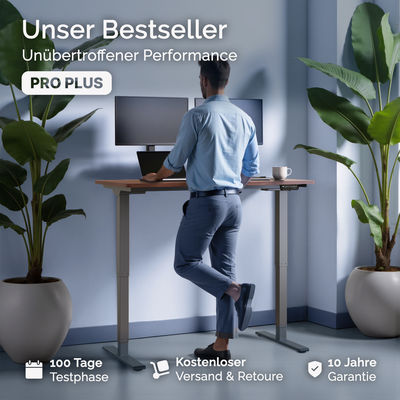 DESQUP PRO PLUS | Electrically height-adjustable desk 