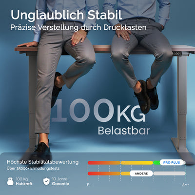 DESQUP PRO PLUS | Electrically height-adjustable desk 