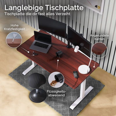 deskspace-pro-hohenverstellbarer-schreibtisch-mahagoni-tischplatte-weiß-gestell-120x60