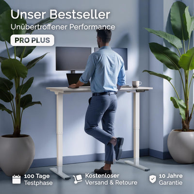 DESQUP PRO PLUS | Electrically height-adjustable desk 