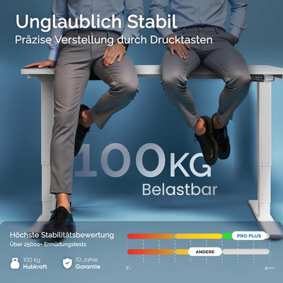 DESQUP PRO PLUS | Electrically height-adjustable desk 