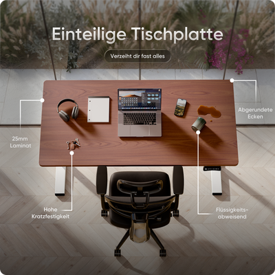 Elektrisch höhenverstellbarer DESKSPACE Pro Plus ergonomischer Stehschreibtisch
