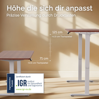 DESQUP PRO | Electrically height-adjustable desk 