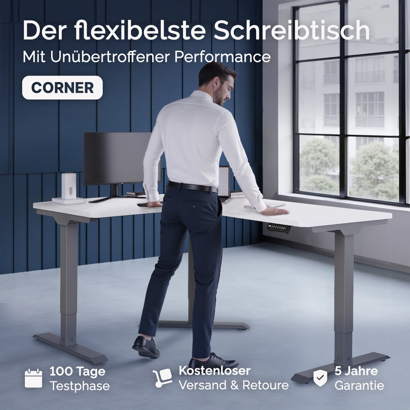 deskspace-corner-hohenverstellbarer-schreibtisch-weiß-tischplatte-grau-gestell