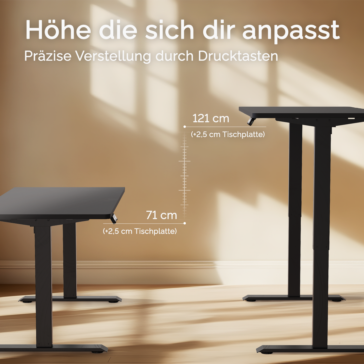 DESQUP PRO | Electrically height-adjustable desk 