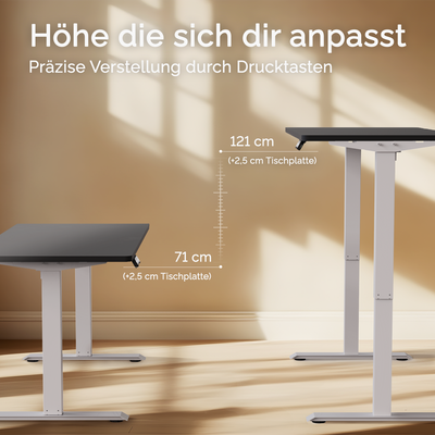 DESQUP PRO | Electrically height-adjustable desk 