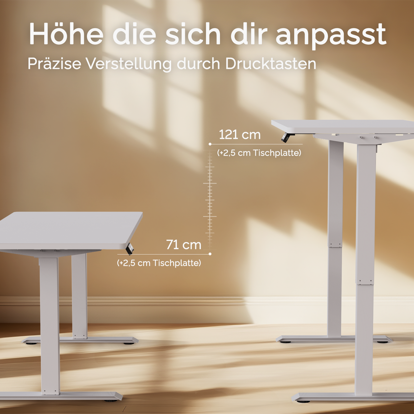 DESQUP PRO | Electrically height-adjustable desk 