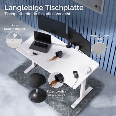 DESQUP PRO PLUS | Electrically height-adjustable desk 