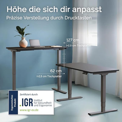DESQUP PRO PLUS | Electrically height-adjustable desk 