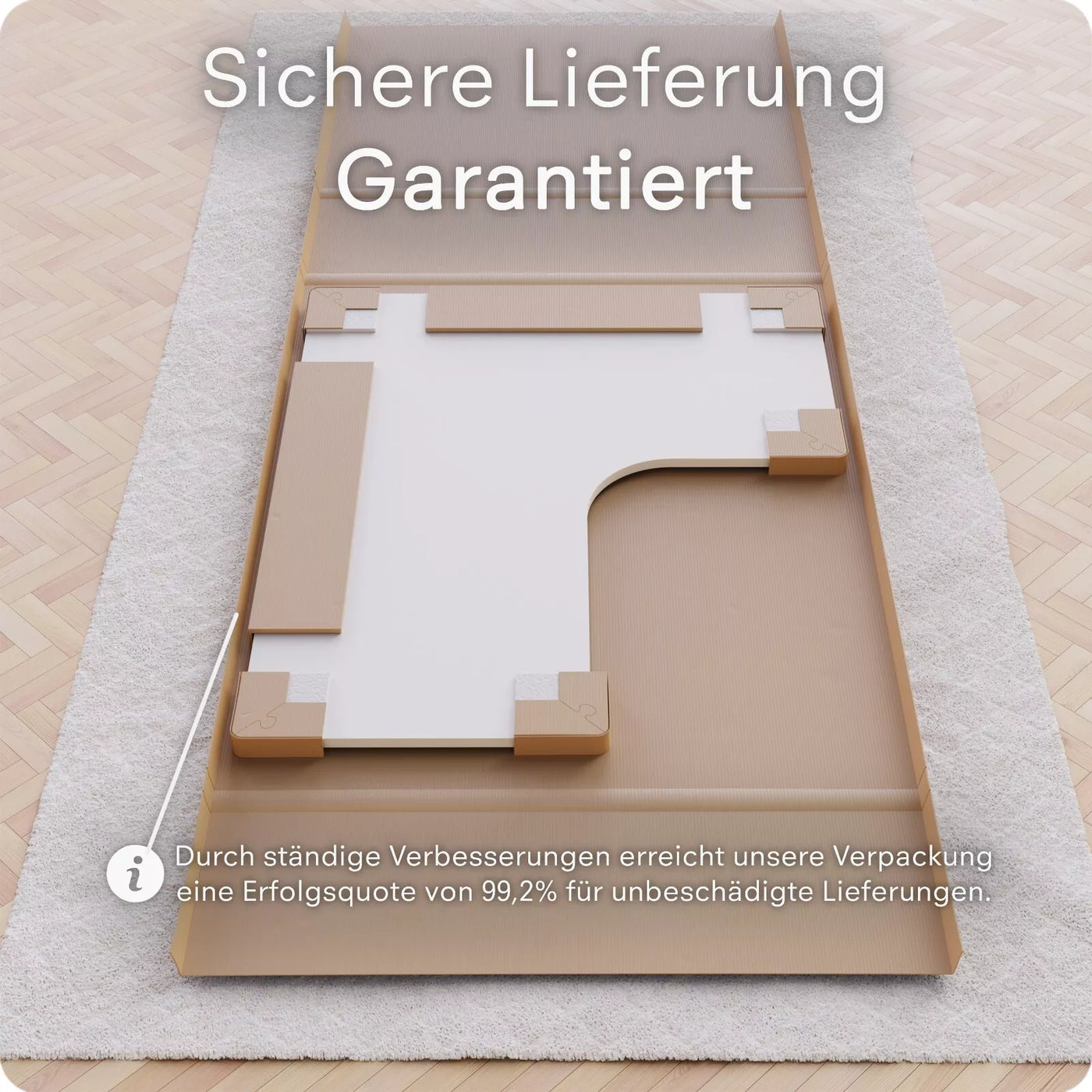 Eck Tischplatte