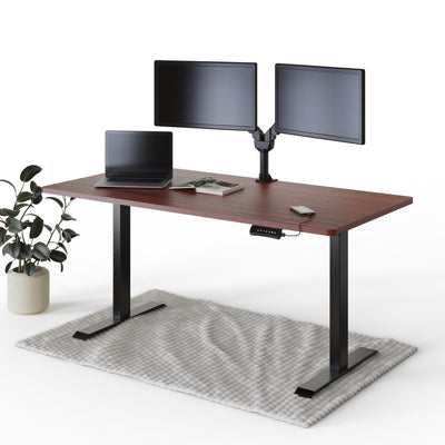 deskspace-pro-hohenverstellbarer-schreibtisch-mahagoni-tischplatte-schwarz-gestell-160x80